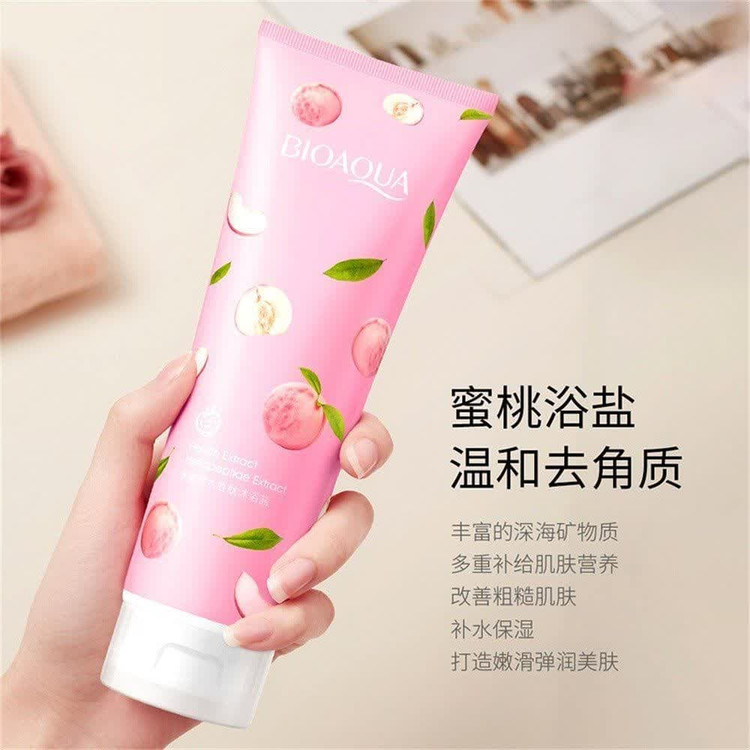 نمک بدن هلو روشن کننده و نرم کننده پوست اصلی